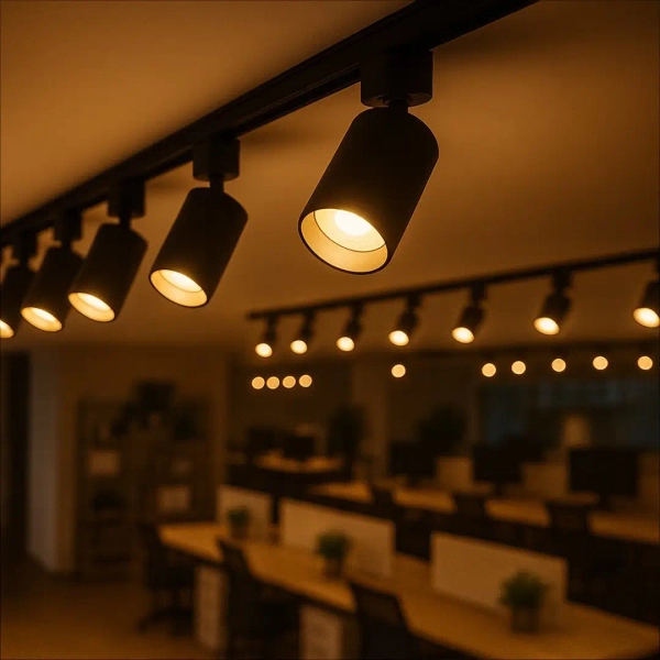 Szynowa lampa sufitowa 1-fazowa Tiger Track ML2336 tubka czarny