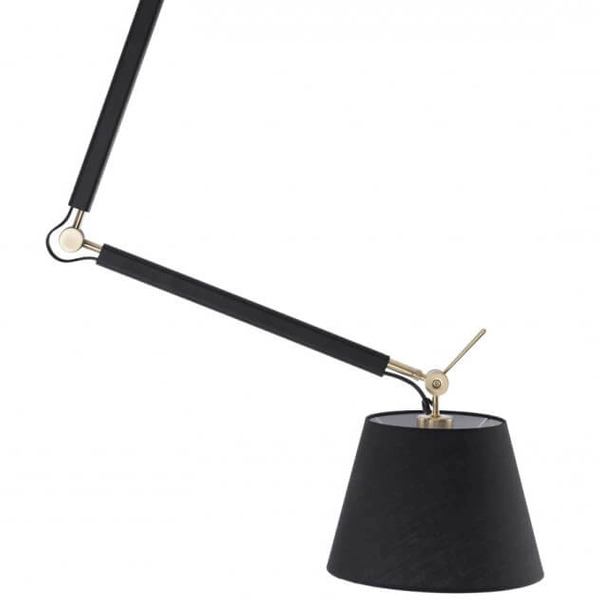 Lampa wisząca Zyta AZ4189+AZ2600 z regulacją do sypialni nad łóżko czarny