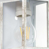 Zewnętrzna LAMPA ścienna NORVICH 8753 Rabalux ogrodowa OPRAWA elewacyjny kinkiet outdoor IP43 antyczny biały przezroczysty