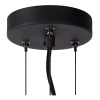 Wisząca lampa OLIVIA 45401/50/65 Lucide loftowa przydymiony czarny