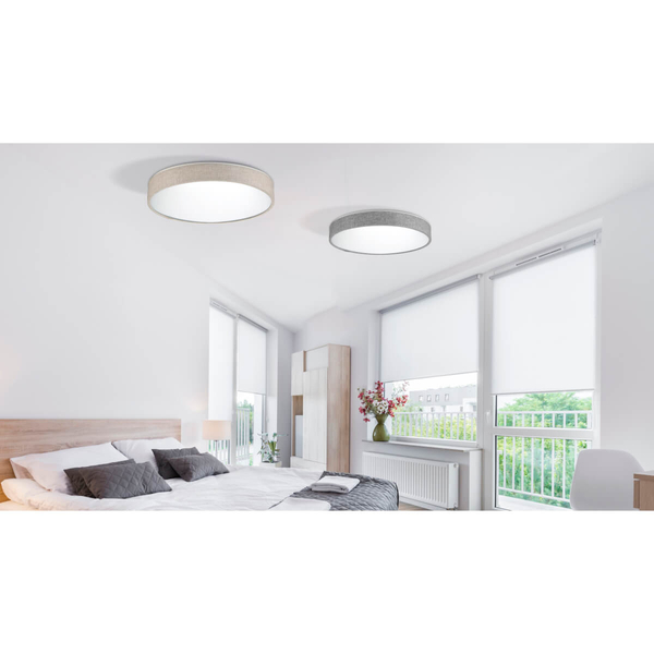 Plafon do salonu Collodi LED 50W 3000-6500K round szara