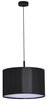 Lampa wisząca Simone K-4320 okrągła do kuchni czarna
