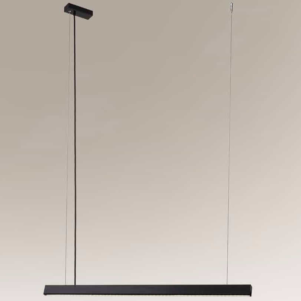 LAMPA wisząca ISASEKI 1946 Shilo metalowa OPRAWA listwa LED 16W 3000K zwis czarny