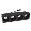 Sufitowy moduł podtynkowy MODULAR HM180 4L Maxlight LED 12W 3000K czarny