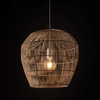 Bambusowa lampa wisząca Haiti 11163 Nowodvorski japandi do kuchni cage koszyk biała