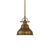 Retro lampa wisząca QZ-EMERY-P-S-WS do kuchni mosiądz