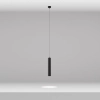 Wisząca lampa Focus Led P072PL-L12B4K-1 LED 12W 4000K tubka czarna