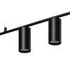 Lampa wisząca metalowa Cazzata ABR-LWL-CAZZ-B nad stół tubki do jadalni czarne