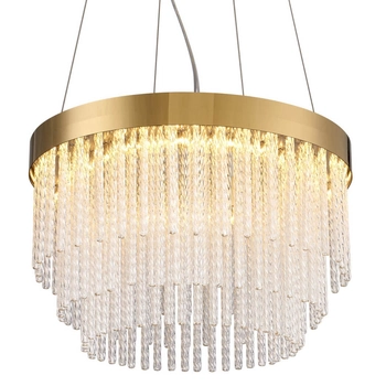 Kryształowa lampa wisząca GLORIA ST-DL8510 LED 52W 3000K złoty