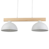 Podwójna lampa wisząca skandynawska Oslo 4713 TK Lighting drewniana biała