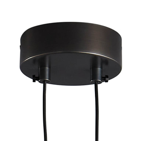 Wisząca lampa okrąg Amici ST-D7774 black LED 7W 3000K designerska czarny złoty