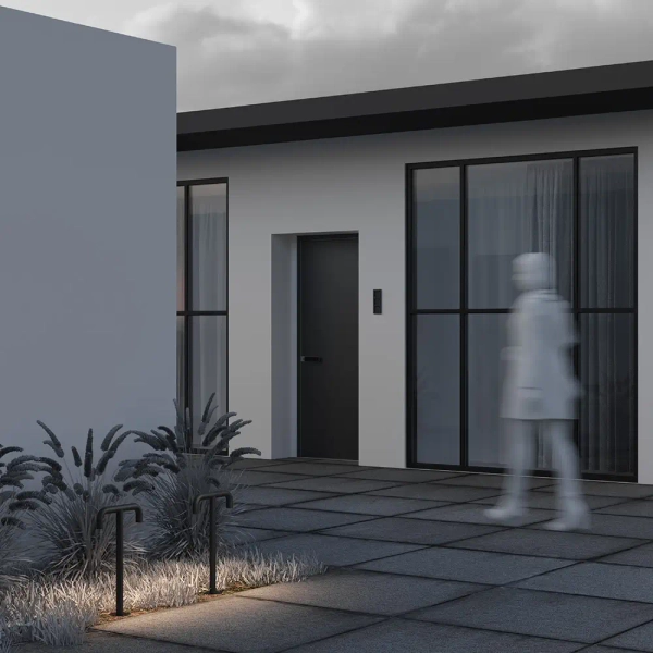 Ogrodowy słupek zewnętrzny Sleek O477FL-L4GF3K LED 4W 3000K IP65 grafit