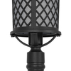 Stojąca lampa ogrodowa Chicago K-8217 Kaja IP44 lampion metalowa czarna