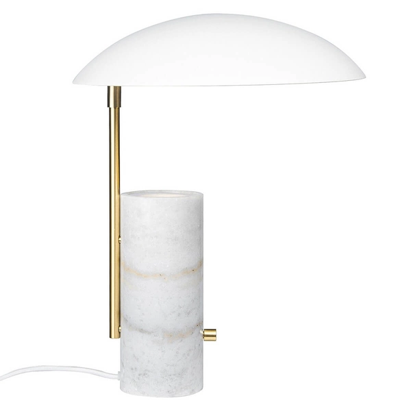 Nocna lampa glamour Mademoiselles 2220405001 marmurowa biały