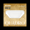 Kwadratowa lampa sufitowa Quadro LED 38W 3000-6000K do holu biała