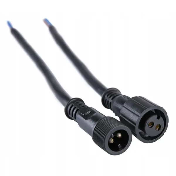 Zewnętrzna dekoracyjna girlanda CGE12-1W-1M LED 1W 2700K IP65 czarny