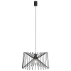 LAMPA wisząca NESS 6768 Nowodvorski metalowa OPRAWA industrialny ZWIS geometryczny z drutu czarna