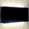 Zewnętrzna LAMPA ścienna CHICAGO 315700 Polux metalowa OPRAWA outdoor LED 11W 4000K prostokątna IP44 czarna