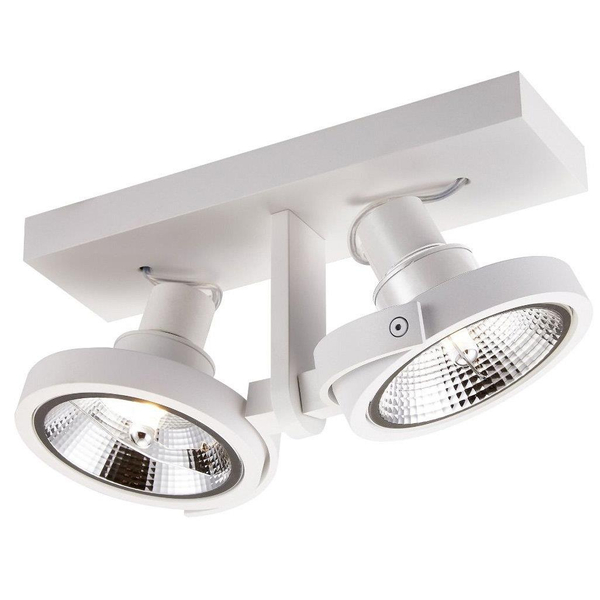 2-punktowa lampa natynkowa Master ACGU10-183-N białe reflektorki