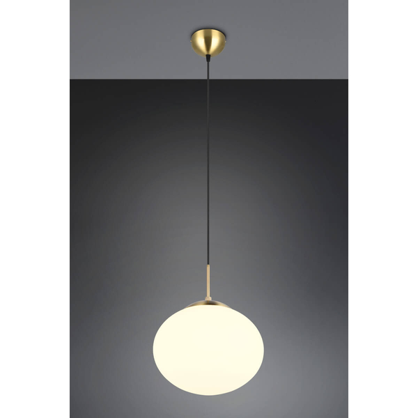 Lampa wisząca nad wyspę FOMENTO 363100108 Trio zwis bańka biały złoty