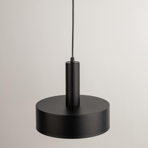 Lampa zwisająca do jadalni Vitrum 40811 Sigma krążek czarna