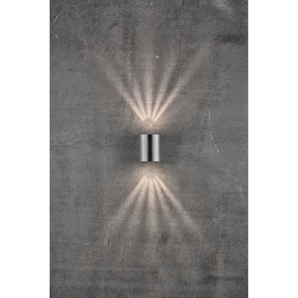 Ścienna lampa na elewacje Canto 49701034 LED 10,6W 3000K IP44 srebrny