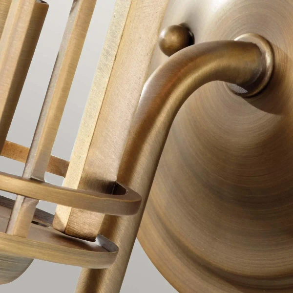 Kinkiet LAMPA ścienna Urban FE-URBANRWL-WB1 Elstead FEISS industrialna OPRAWA metalowa mosiądz