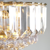 Kryształowa lampa wisząca FARGO-18BP Endon glamour łańcuch mosiądz