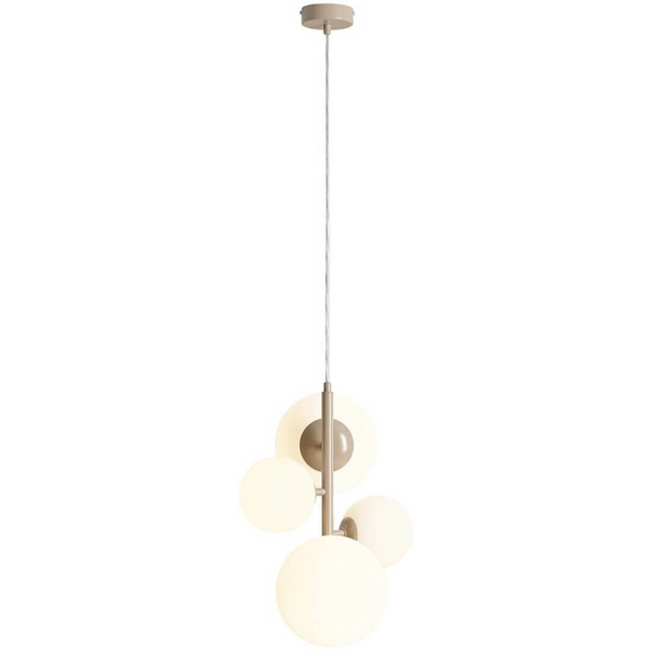 Wisząca lampa molekuły Bloom 1091L17 molekuły beżowa