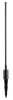 Lampa ledowa ogrodowa Fredo AZ5337 6W na taras czarna 