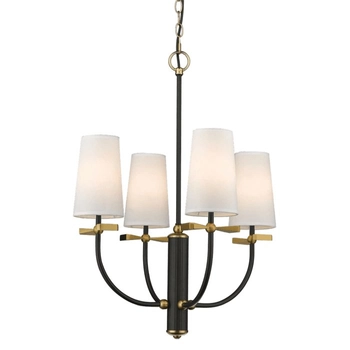 Lampa wisząca z kloszami Bow P04183BK Cosmolight czarna biała