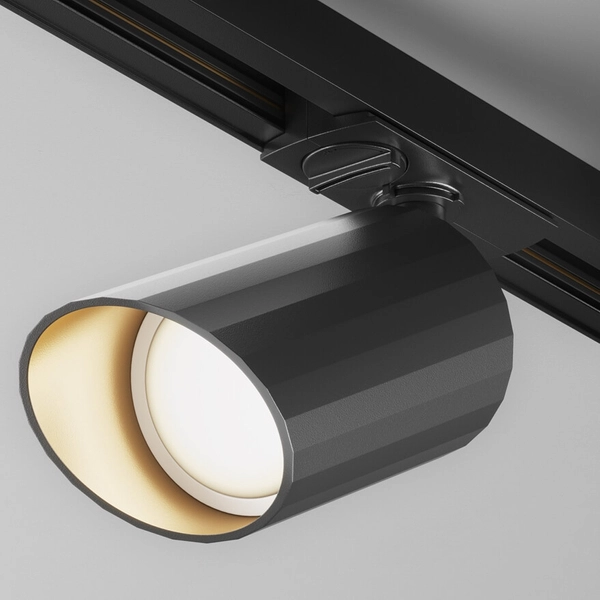 Sufitowa tuba Lipari TR087-1-GU10-B do systemu szynowego 1-fazowego czarny