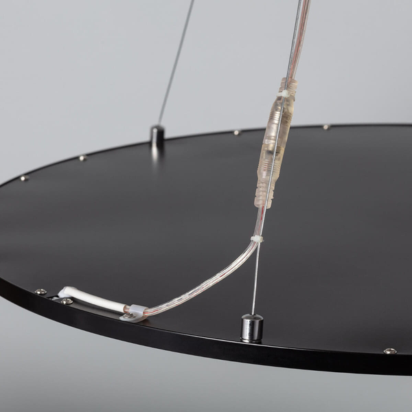 Zwisająca lampa Biuro ABR-LWBO-36W-3000K LED 36W 3000K okrąg czarna