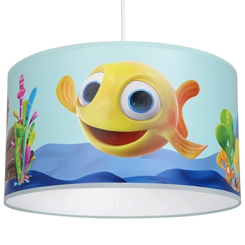 Abażurowa lampa wisząca MINIMINI MLP6800 Milagro dziecięcia ryba multikolor