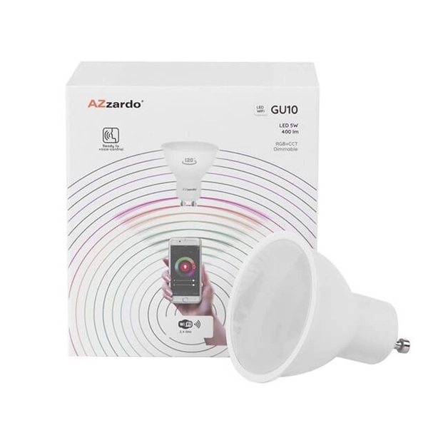 Żarówka LED AZ3217 Azzardo GU10 5W 340lm wifi regulacja barwy outlet