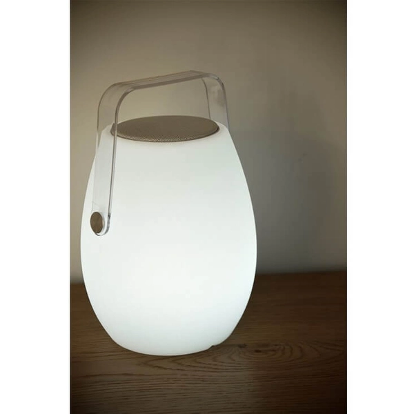 Lampa balkonowa z głośnikiem Boombox AZ4664 LED 10W 3000K IP44 biała