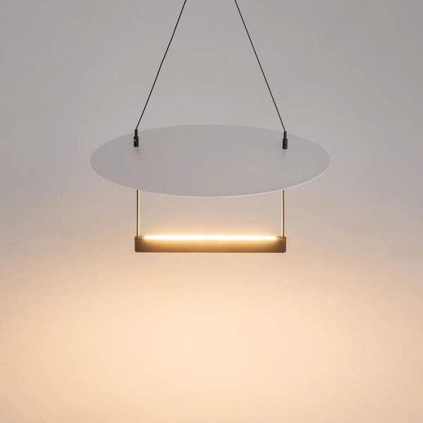 Wisząca lampa nad stół Ambience MOD280PL-L23B3K LED 23W 3000K czarny biały