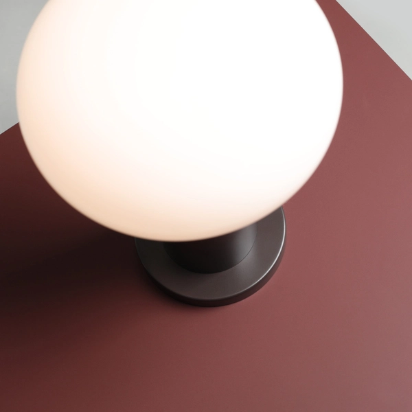 Stołowa owalna lampa nocna Flo Table Mokka S 7000B28_S brązowa