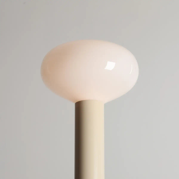Owalna lampa stojąca Flo Floor Cream 7000A9_M kremowa