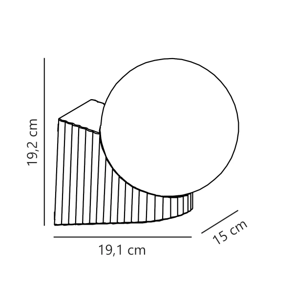 Kulisty kinkiet zewnętrzny Hayley 2318131061 IP44 brązowy