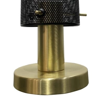 Lampka nocna tuba Tirana LP-945/1T BK Light Prestige glamour czarna