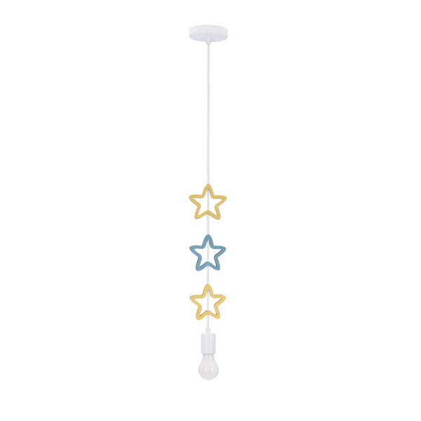 Pokojowa lampa wisząca dla dzieci Stars gwiazdki multikolor