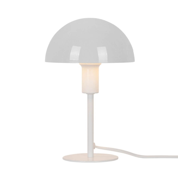 Stojąca lampka stołowa Ellen 2213745001 grzybek biały