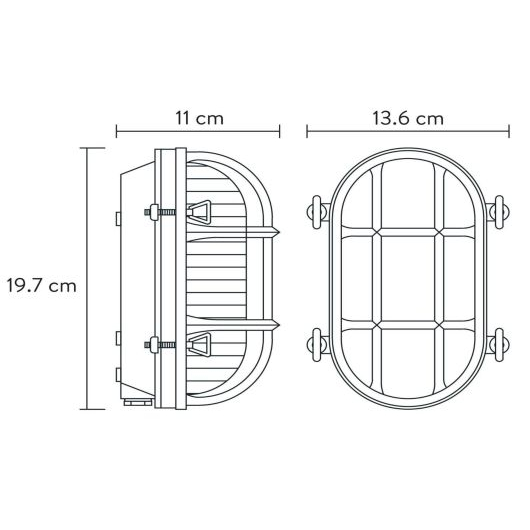 Ogrodowa LAMPA ścienna DUDLEY 11891/20/30 Lucide zewnętrzna OPRAWA outdoor industrialna IP44 czarna