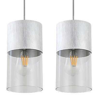 Wisząca lampa 4-płomienna Zelkova 3156 na listwie nad łóżko aluminium