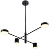 Modernistyczna lampa sufitowa Clex ST-8102P-4 Step LED 18W 3000K czarna