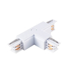 Szynowy łącznik-T 3-fazowy lewy Track Light ML7093 biały