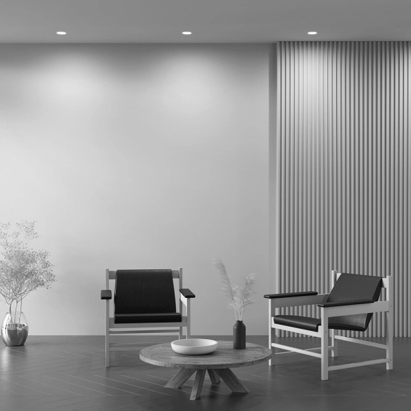 Podtynkowa lampa sufitowa Dot DL042-01-RD-W wpust biały