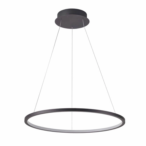 Lampa wisząca Vinola PND-56135B-040RPC-BK-3KS4K Italux LED 24W 3000-4000K czarna