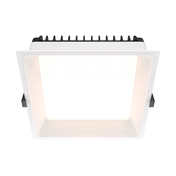 Nasufitowa lampa Okno DL056-24W3K-W LED 24W 3000K IP44 metalowa biała